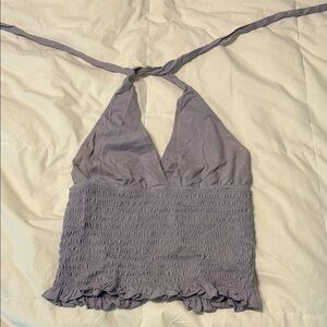 AE Purple Halter Top